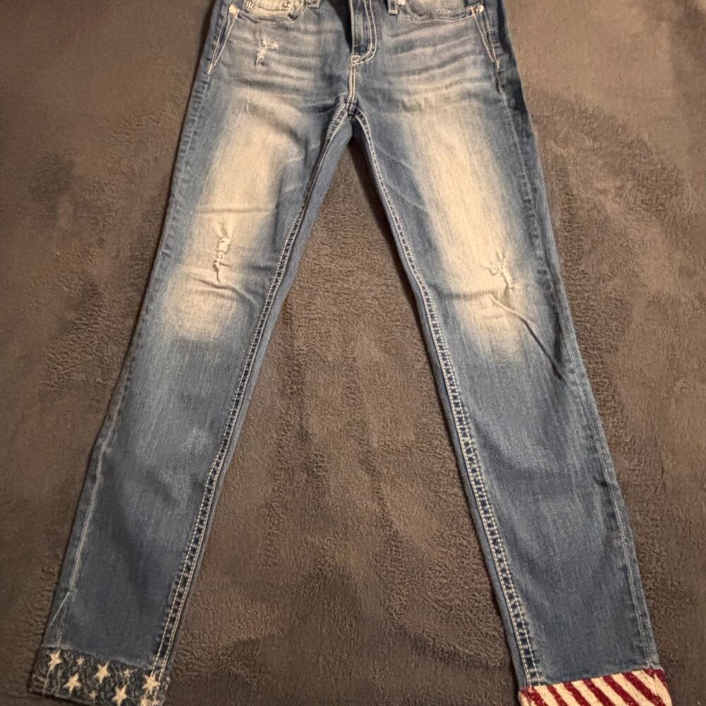 Miss Me Women's American Flag Jeans Size 30 - Picture 8 of 8
